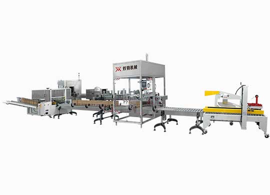 ST-ZX-500型全自動(dòng)開(kāi)箱、裝箱、封箱機(jī)組